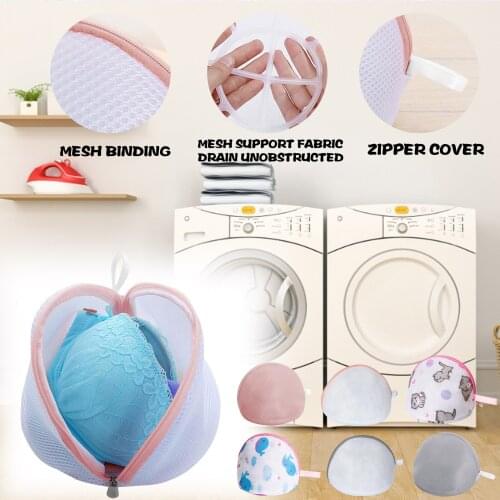 Wash Bag Lingerie Washing Home Use Mesh Clothing Underwear Organizer Washing Bag Useful Mesh Net Bra Wash Bag zipper Laundry Bag