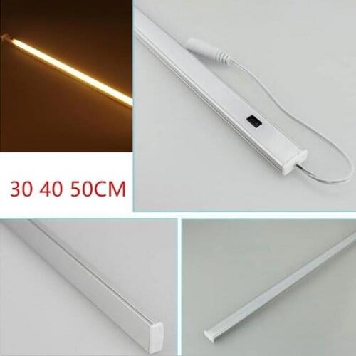Hand Sensor LED Kitchen Light Hand Wave Sweep Under Cabinet Light LED Rigid Strip Bar Light For Closet Wardrobe Home Decor Light