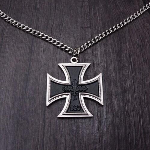 Top quality WW2 EK1 German iron cross medal badge with oak leaf offer drop ship