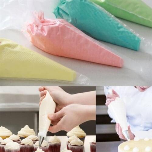 10 PCS Disposable Pastry Bag S/M/L Size Cream Confectionery Bags For Cake Fondant Decorating Kitchen Baking Piping Bag Tools