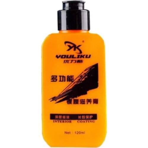 120ml Repair Agent Car Leather&Plastic Repair/Maintenance Automobile Dashboard/Dustproof& Polished Wax/Leather Agent/Mainte I9A9