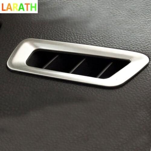 For Emgrand 7 EC7 EC715 EC718 2014 2015 2016 Stainless Steel Front Panel Outlet Vent Surround Moulding Cover Trims 2Pcs