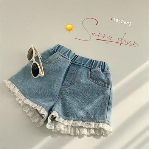 2021 Summer Girls Casual Jeans Denim Shorts