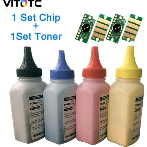 4 Toner 4 reset Chip Compatible for Fuji Xerox Docuprint CP105 CP105b CP205 CP205b CM205 Cartridge Refill Bottle toner powder