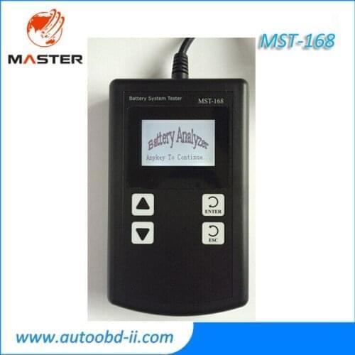 Promotion The Best Quality Automotive Battery Tester MST-168-V Car Charging System Test Tool for CCA CCA IEC EN JIS Battery Type