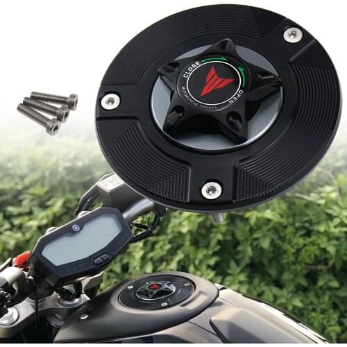 LOGO MT Motorcycle Accessories Gas Fuel Tank Cap Cover CNC Aluminum for YAMAHA MT-07 MT-09 MT-10 MT-25 MT-01 MT-03 MT-125