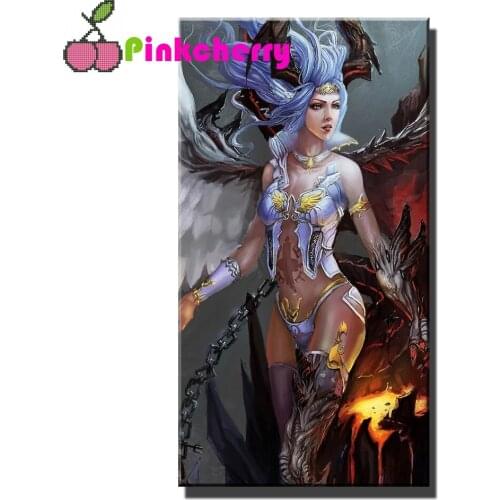 Fantasy anime Girl diamond painting,full,square,round diamond embroidery portrait,Diamond mosaic diy handwork Art,k1195