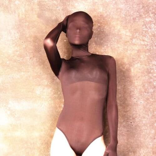 Body Shaper Ice Silk Transparent Bodystocking Women Half-Package Sex Appea Tights Ultra-Thin COSPLAYS Tempt New Strange Costumes