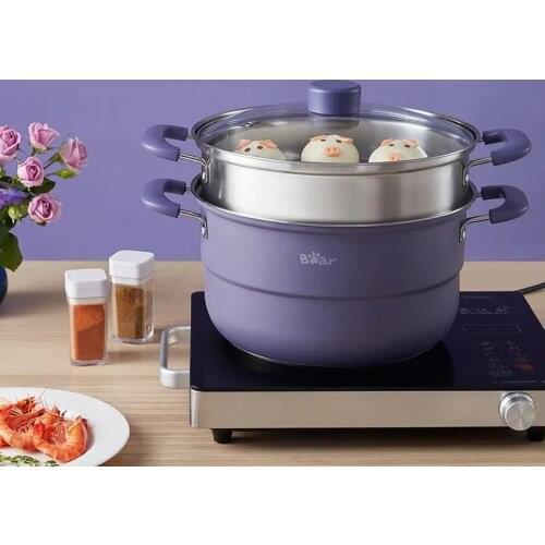 Household Stainless Steel Steamer Thickened Steamer 2 More Than 3 Layers Gas Stove with Induction Cooker General Steamer Cooker