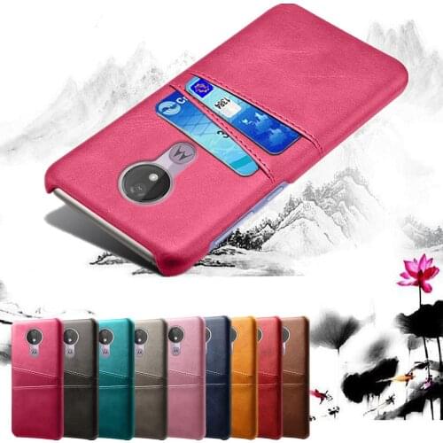 For Motorola MOTO G7 Power Play G6 E6 E5 Z4 Play Force Card Slot Holder PU Leather Case For Moto P40 Power ONE P30 Note Capa