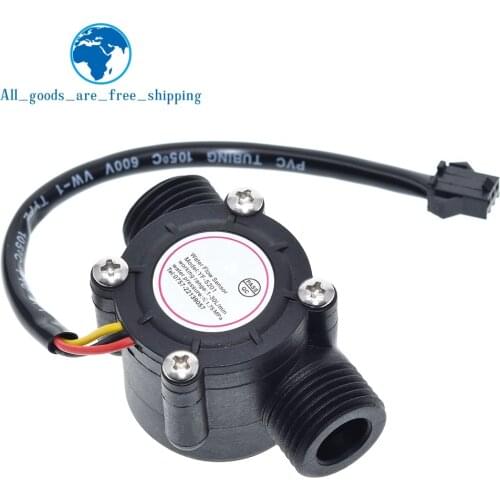 TZT Water flow sensor flowmeter Hall flow sensor Water control 1-30L/min 2.0MPa YF-S201