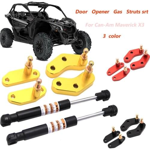 For Can-Am Maverick X3 & X3 Max 2017 2018 2019 2020 2021 Door Opener Gas Struts Set Billet Aluminum Anodized Front and Rear