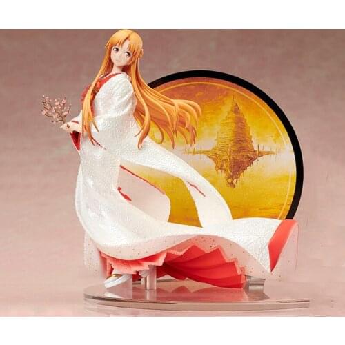 F:NEX Sword Art Online Asuna PVC Action Figure Stand Anime Figure Japanese Collectible Model Doll Gift