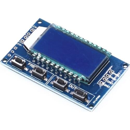 10PCS 25 Signal Generator PWM Pulse Frequency Duty Cycle Adjustable Module LCD Display 3.3V-30V 1Hz-150Khz PWM Board Module