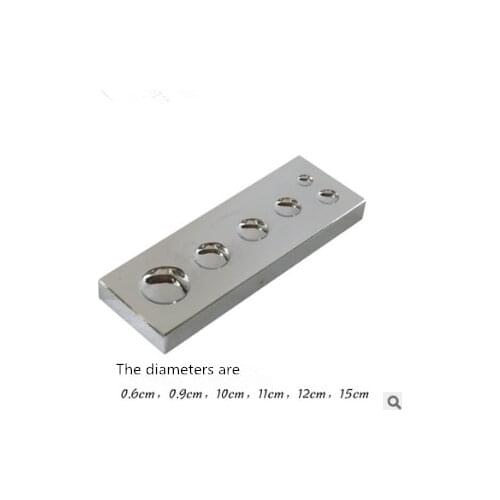 Snap button installation tool Rivet base Snap button base punch