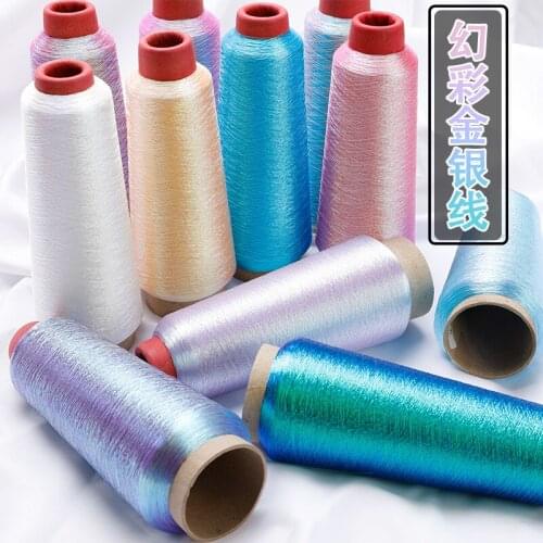 Metallic yarn, Silver thread,for embroidery machine sewing machine,Metallic Yarn Threads Sewing accessory