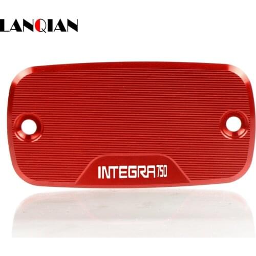 Motorcycle CNC Aluminum Front Brake Reservoir Cap & Clutch Fluid Reservoir Cap Cover moto For Honda Intergra 750 20123 2014