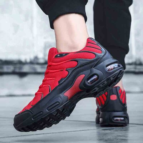 Men Running Shoes 2020 New Fashion Netted Air Cushion Running Sneakers Youth Damping Sports Shoes Teenagers Comfortable 6.5-10.5