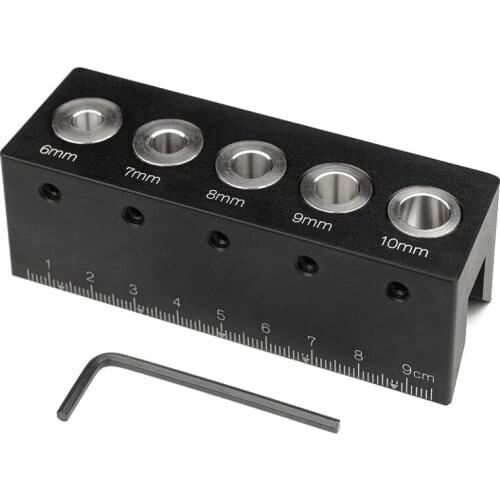 Woodworking Vertical Pocket Hole Doweling Jig Kit Straight Angle Guide Aluminum Hole Drill Guide Locator Carpentry DIY Tools