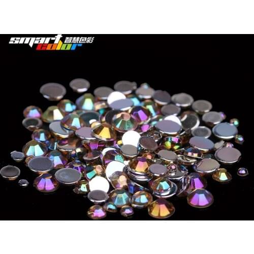 Newest Fashion Coffee AB Color Many Sizes Acrylic Rhinestones Shoes Clothing Decorations Sparkling Nail Art Decorations