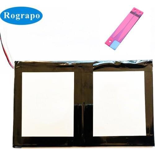 New 3.7V 6500mAh Li-Polymer Laptop Tablet PC Tpad Battery For Prestigio MultiPad PMP5580 3-Wires