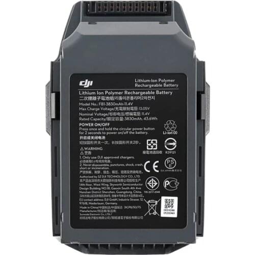 SALE 3830mAh 11.4V DJI Mavic Pro Intelligent Flight Rechargeable Battery 27-min Flight Time View Battery Status Via DJI GO App