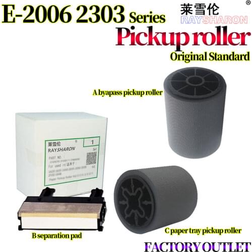 Paper Pickup Roller,Separation Pad For Use in Toshiba E-Studio 2006 2507 2303A 2306 2309 2803am 2802 2505F/S/H A AM 6LJ752410