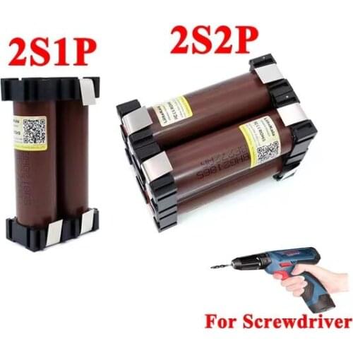 Liitokala 7.4V/8.4V 18650 HG2 2S1P 3000mAh 2s2p 6000mAh 20A Discharge For wireless Screwdriver batteries weld battery pack