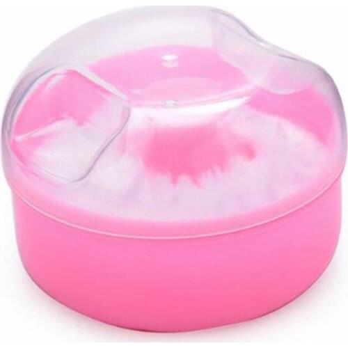 High Quality Cute Baby Face And Body Powder Powder Puff Powder Talcum PP Box 1 Pieces Pink 2020 Hot Sale