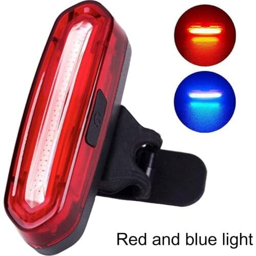 120 Lumens Bicycle Rear Light USB Rechargeable Cycling LED Tail Light Waterproof MTB Road Bike Tail Light Bicycle Accessories