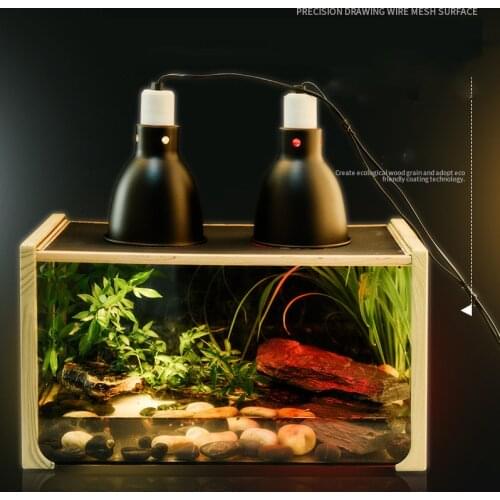 Amphibious breeding tank tortoise gecko horned frog spider rain forest scorpion terrarium wood grain rain forest tank landscapin