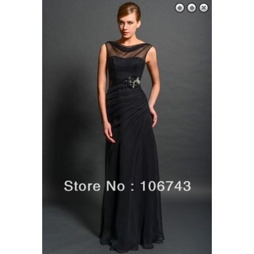 Free shipping maxi elegant 2018 new robe de soiree party Formal new fashion vestido de festa black long bridesmaid dresses