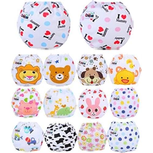 1pc Baby Adjustable Diapers/Children Cloth Diaper/Reusable Nappies/Training Pants/Diaper Cover/14 Style/Washable/Free Size #52