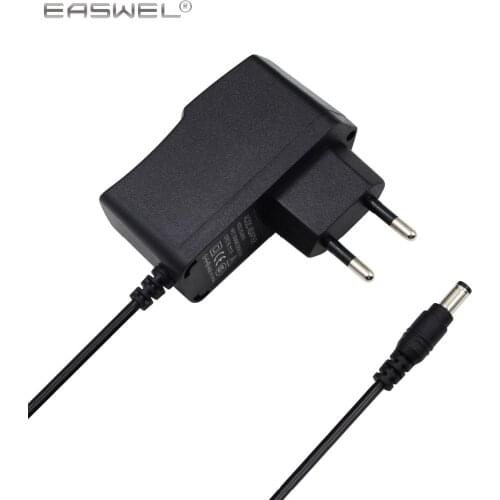 1PCS EU High quality With IC Chip AC DC 15V 0.5A 500mA 100V-240V Switching Power Supply Adapter Charger 5.5mm x 2.5mm 2.1mm