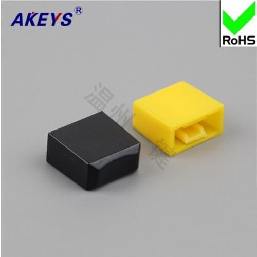 100 pcs A46/ black and yellow with key switch/key switch hat high quality direct key switch hat switch self-locking