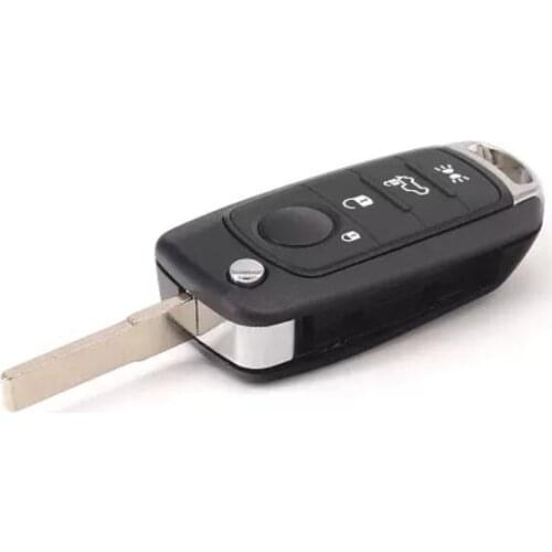 4B Folding Flip Remote Key Shell For Fiat FIA500 4 Buttons Replacement Car Key Blanks