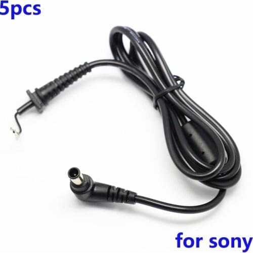 5pcs/lot DC Plug 6.5*4.4mm / 6.5x4.4mm DC Power Supply Cable for Fujitsu SONY DC Cable DC Cord Plug Free shipping