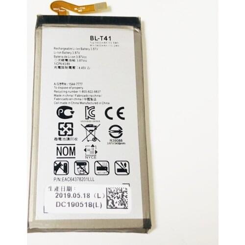 3.87V 3500mAh BL-T41 For LG G8 ThinQ G820N G820UM G820UM2 G820QM G820TM LMG820N LMG820TMB LMG820UMB Battery