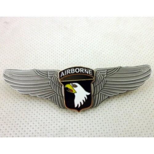 US Army 101st Airborne Division Wings Badge Pin Insignia Screaming Eagles