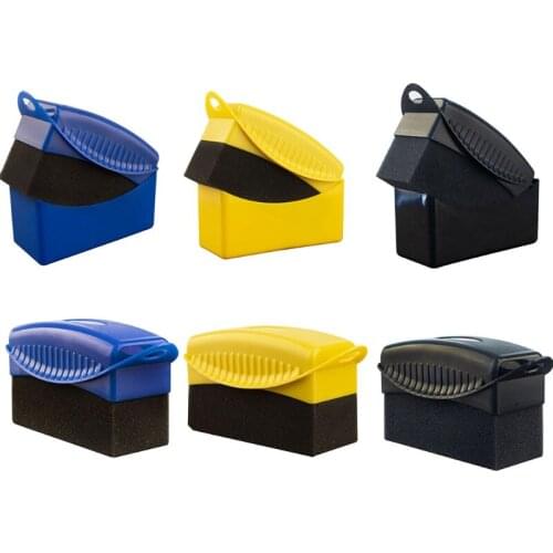 Car Wash Wheel Waxing Polishing Sponge Automobile Vehicles Tire Cleaning