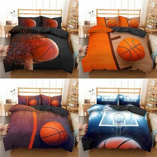 Basketball Home Textile Pillow Case 3D Duvet Covers Comforter Bedding Sets Bed Set Home Decor Bedding