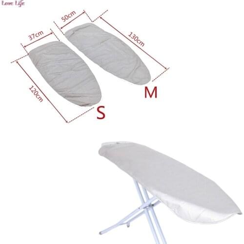 Home Universal Silver Coated Padded Ironing Board Cover Heavy Heat Reflective Scorch Resistant 120*37cm/130*50cm