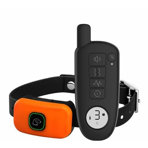 Electric Bark Dog Shock Collar Dogs Training Collar Pet Remote Control Waterproof Rechargeable Collars Dogs Training Supplies