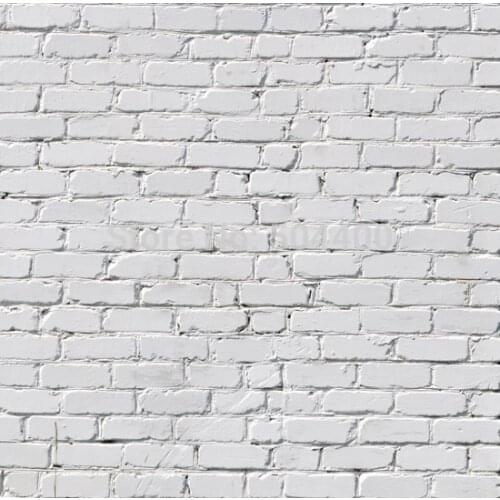Art Fabric White Brick Backdrop Photography Background Brick Wall Backdrops Studio Backdrop XT-2884