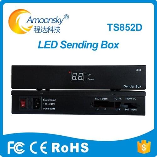 Linsn Synchronization Led Video Module Screen Sender Box support TS802 Sending Card linsn led controller