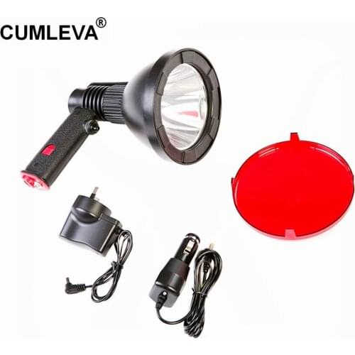 Powerful LED Emergency light Outdoor LED Night Light Handheld Spotlight CREE 10W 1200LM LED Hunting Fishing Portable Spotlight