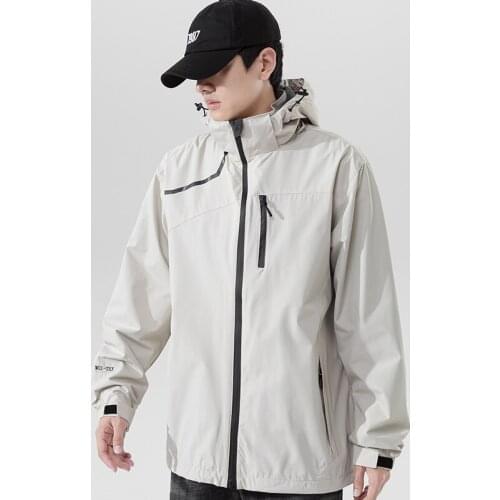 Mens Jacket New Outdoor Waterproof Windbreaker Jacket Detachable Hood Design L-6XL Warm and Windproof Mens Jacket Chaqueta