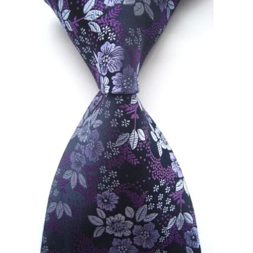 Mens Ties Paisley Striped Plaid 10cm Jacquard Woven 100% Silk Necktie Accessories Daily Wear Cravat Men Party Wedding Gift