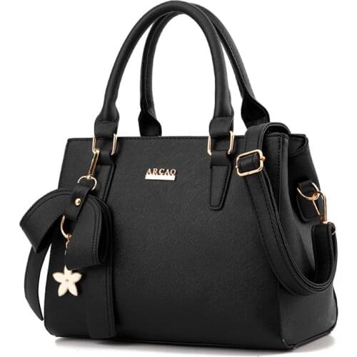 New trend ladies bag Fashion big bag bow killer bag handbag Sweet lady cross body shoulder bag hudiejie 28X14X21cm