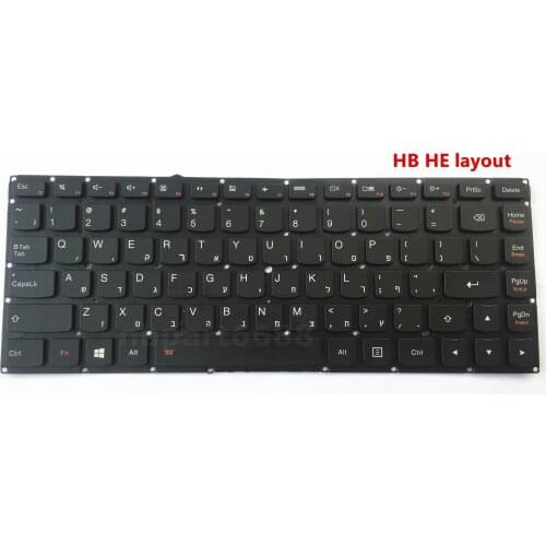 New for Lenovo Yoga 4 Pro Yoga 900-13ISK 900-13ISK2 Keyboard HE HB backlit PK130YV2